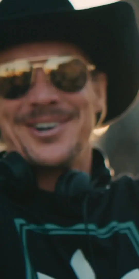 adidas Originals, Diplo, live in the desert: a frame from the film