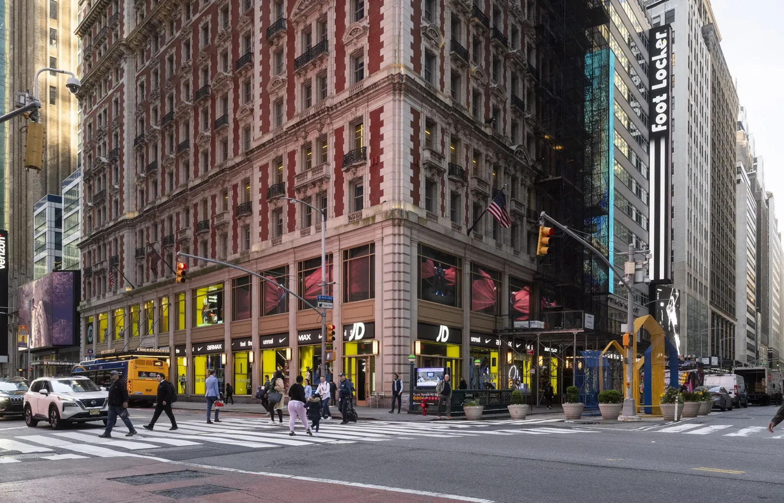 The JD Sports store in Times Square, New York